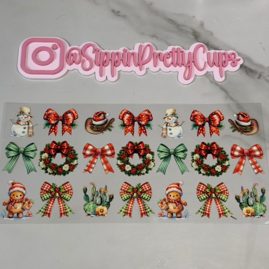 Christmas / Wreath Bows Gingerbread Man
