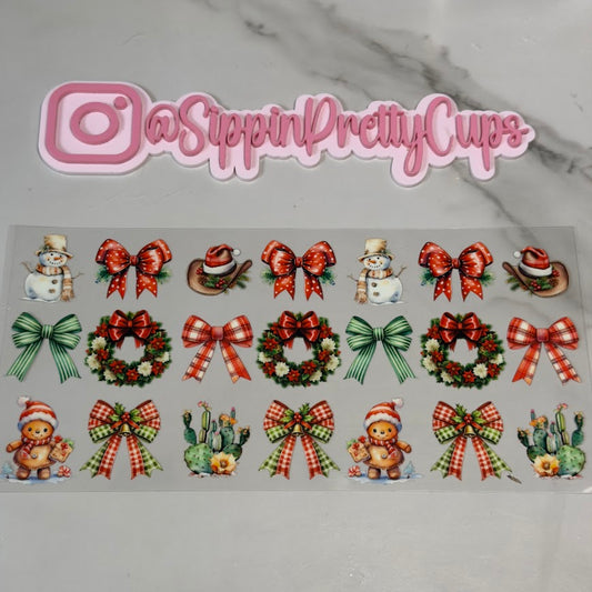 Christmas / Wreath Bows Gingerbread Man