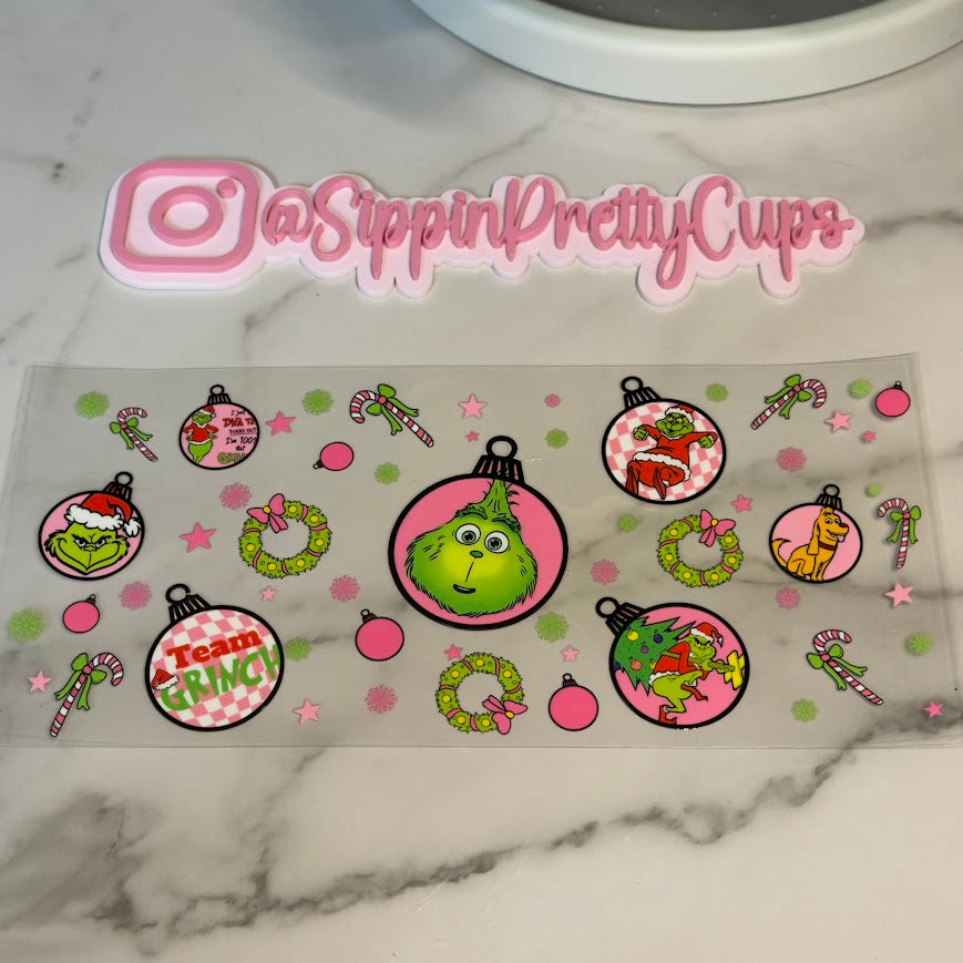Christmas / Grinch ornaments and Wreath