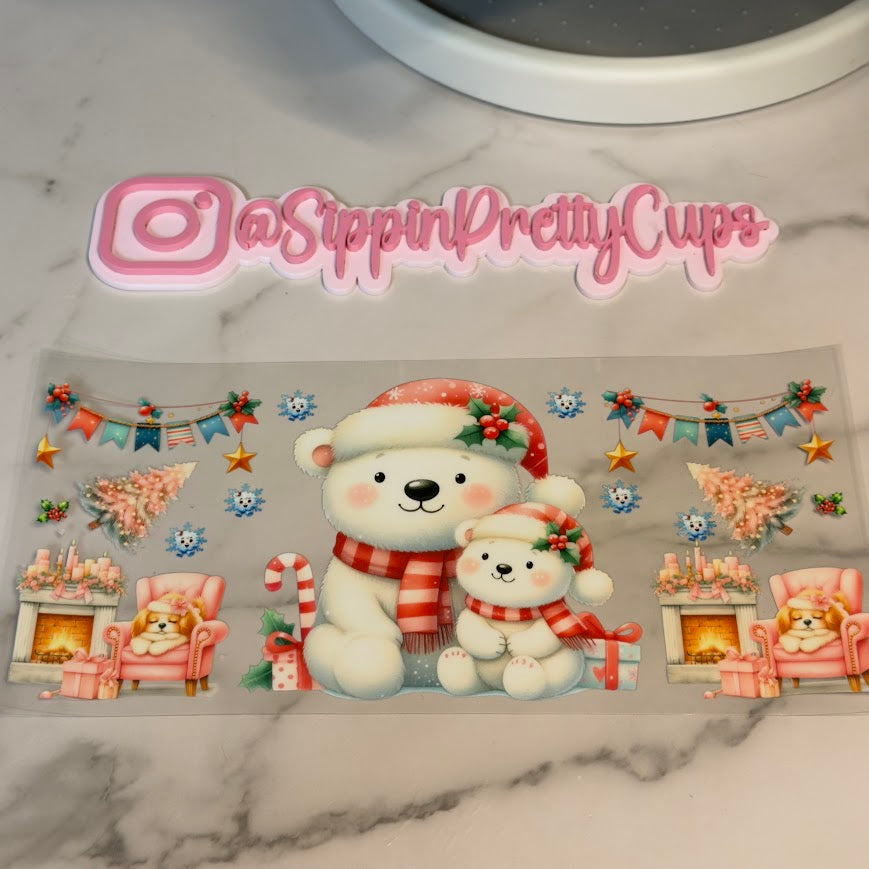 Christmas / Polar Bear Mama and Baby