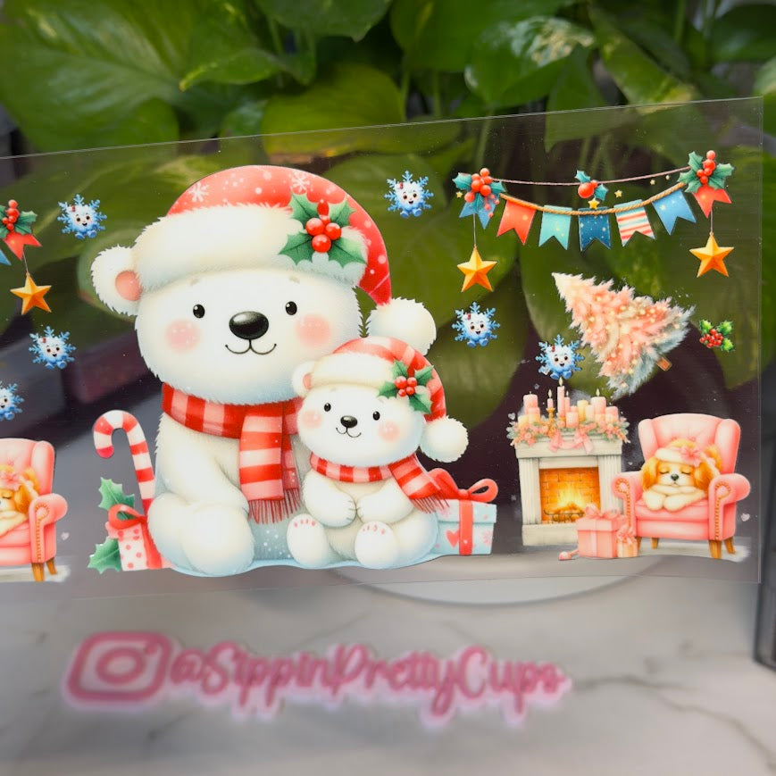 Christmas / Polar Bear Mama and Baby