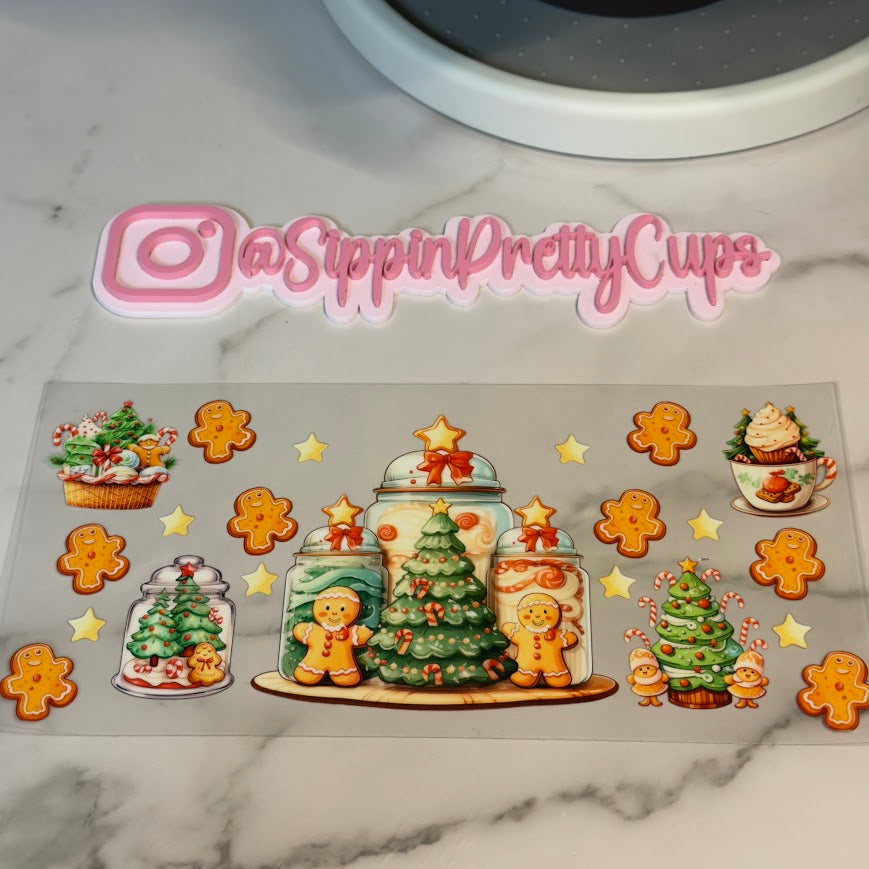 Christmas / Gingerbread Cookies Jar and Tree