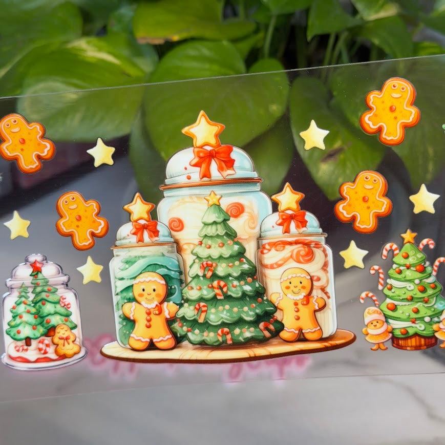 Christmas / Gingerbread Cookies Jar and Tree