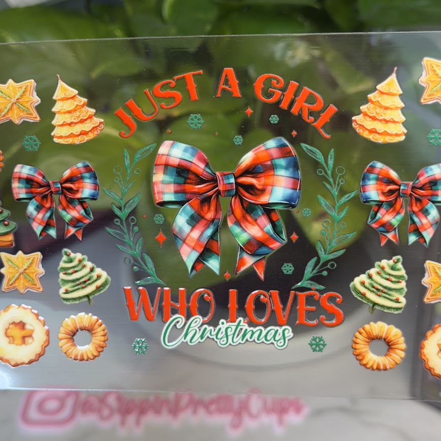 Christmas / Just a Girl who Loves Christmas Bows and tree