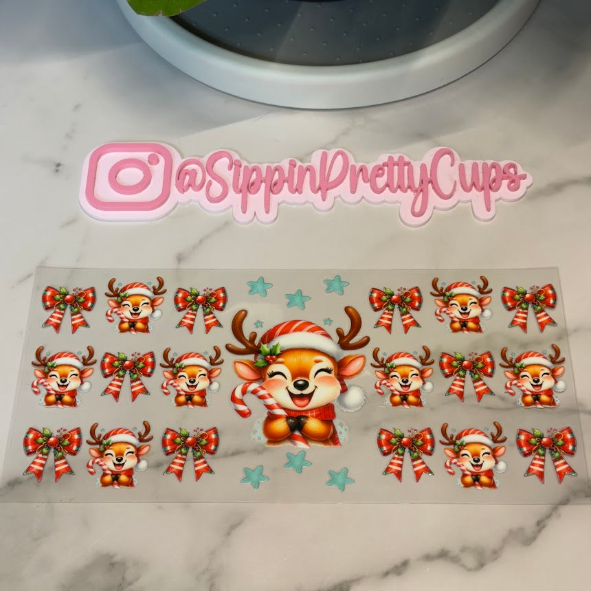 Christmas /  Reindeer Candy Cane and Stars