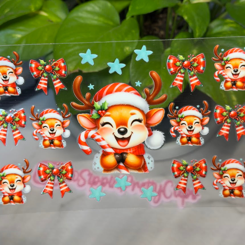Christmas /  Reindeer Candy Cane and Stars