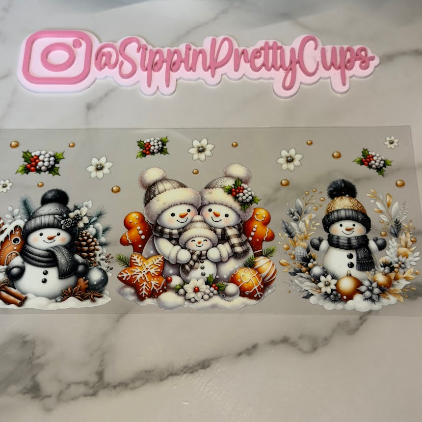Christmas / Esthetic Snowman family