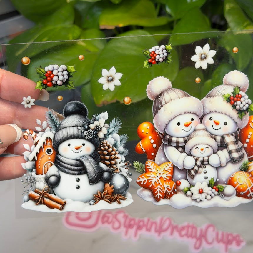 Christmas / Esthetic Snowman family