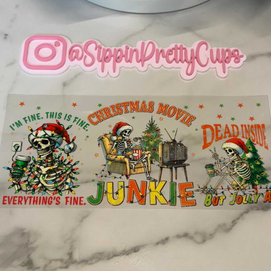 Christmas / Christmas Movie Junkie Skeleton