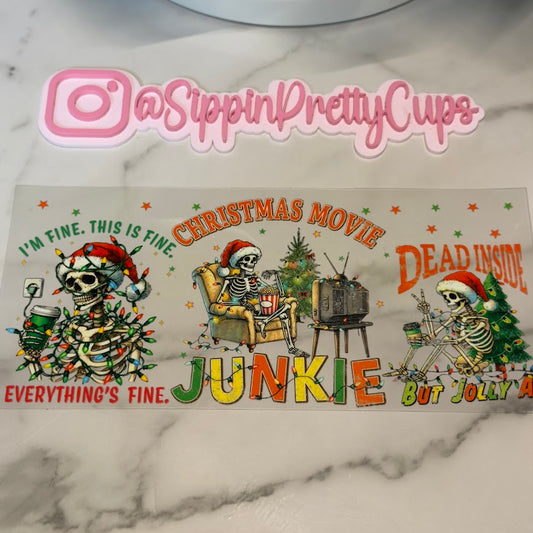 Christmas / Christmas Movie Junkie Skeleton