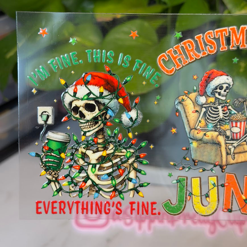Christmas / Christmas Movie Junkie Skeleton