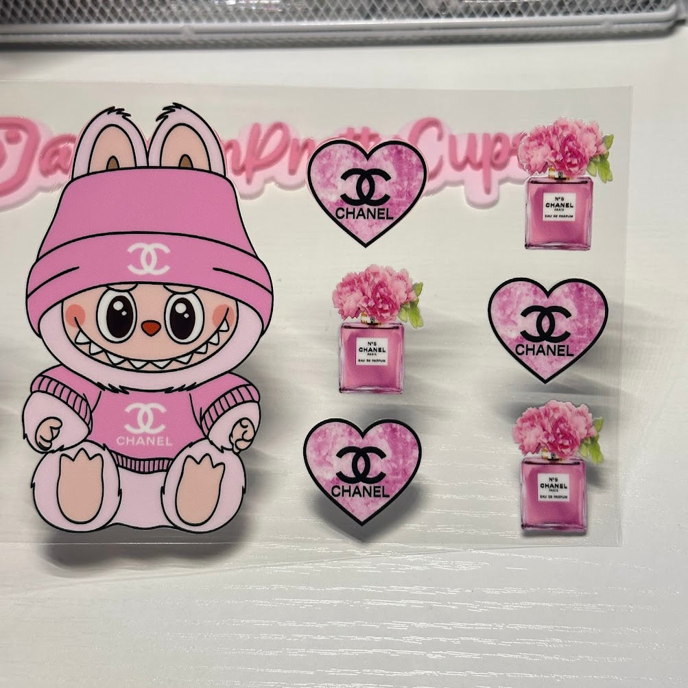 Labubu / Pink Labubu Chanel and Perfume