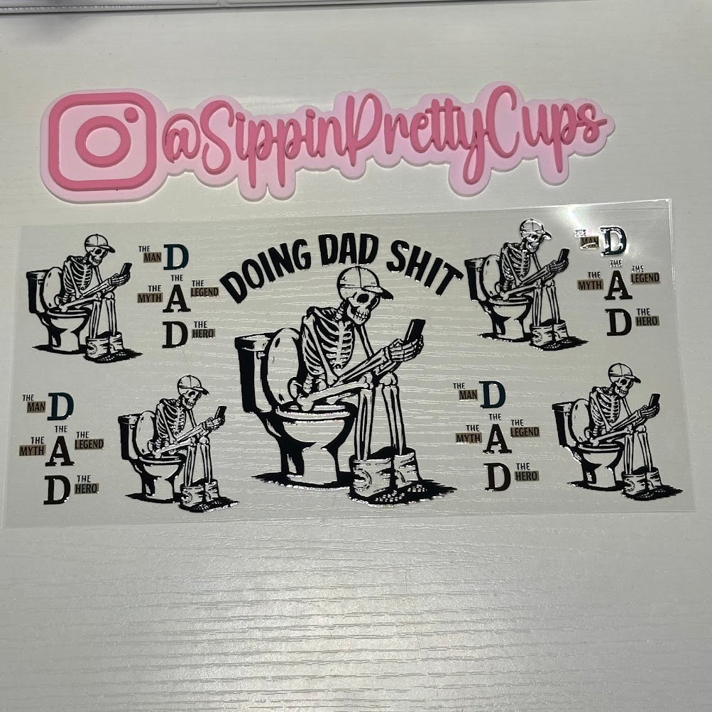 Skeleton Doing Dad Shit