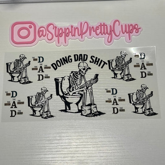 Skeleton Doing Dad Shit