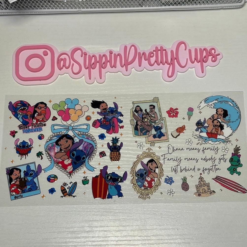 Stitch Ohana means family