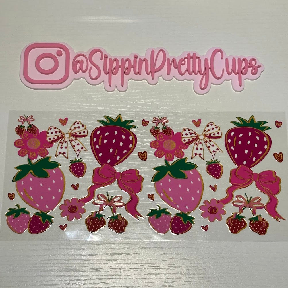 Strawberries and Bows
