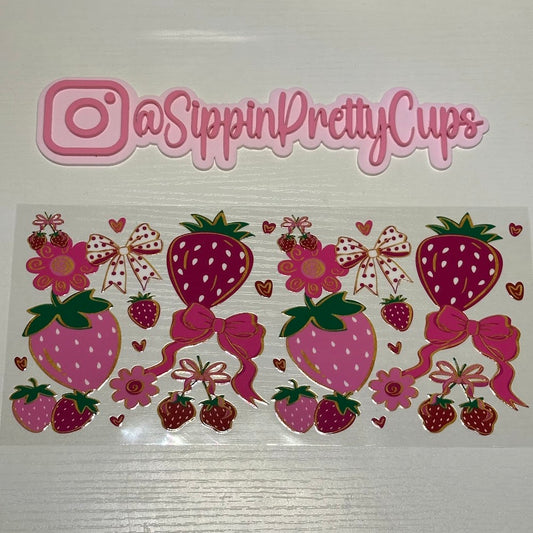 Strawberries and Bows