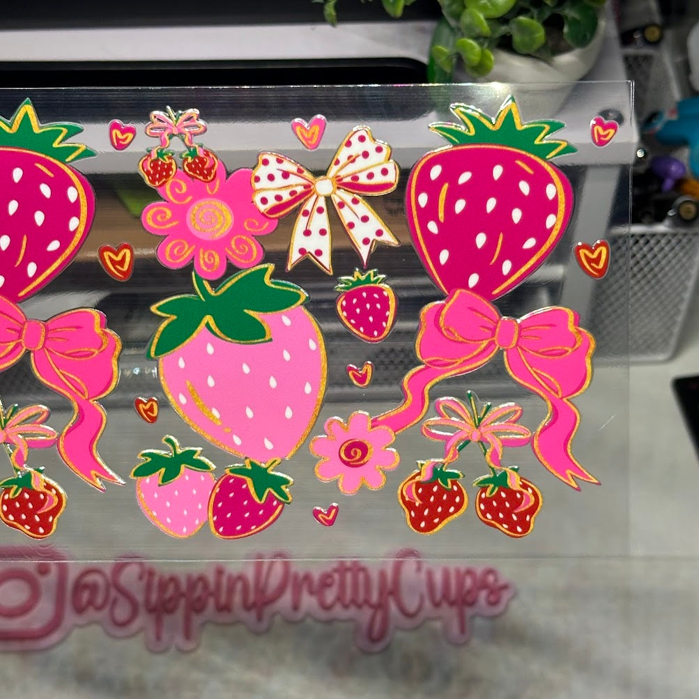 Strawberries and Bows