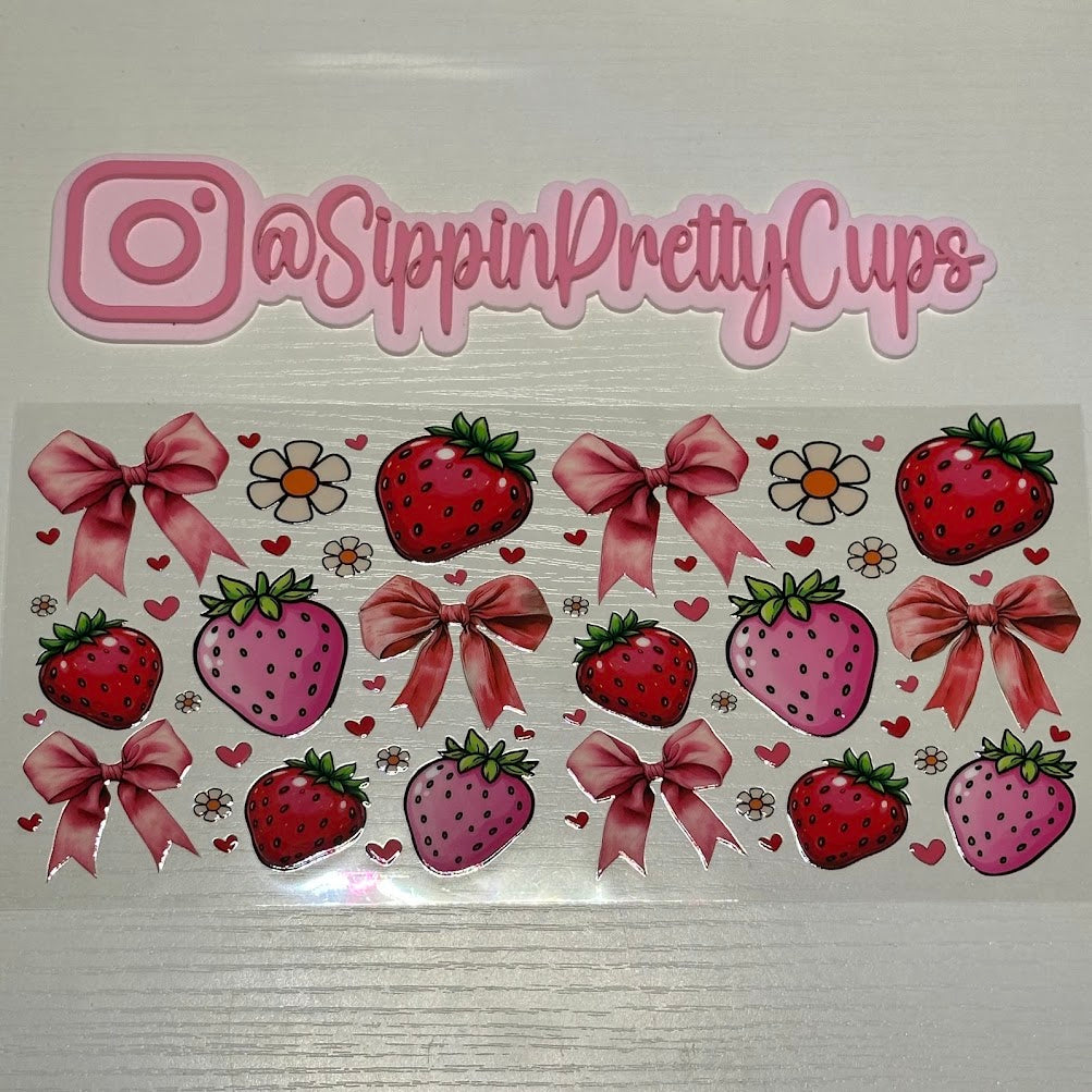 Strawberries and Bows