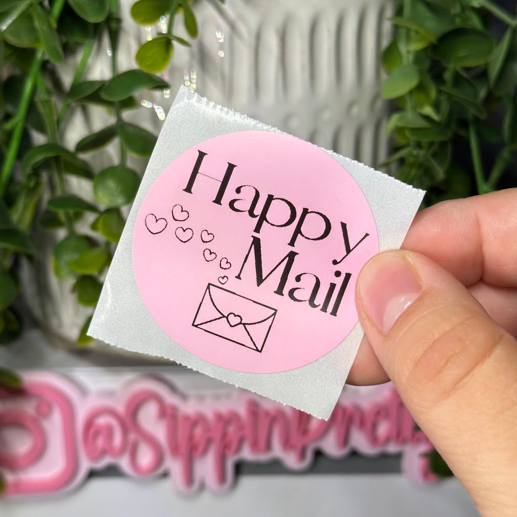 Happy Mail Envelope hearts