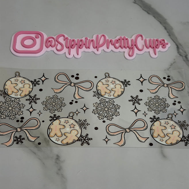 Christmas / Esthetic Brown Ornaments and Bows