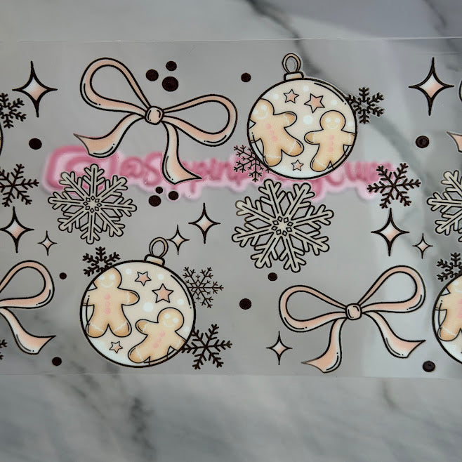 Christmas / Esthetic Brown Ornaments and Bows