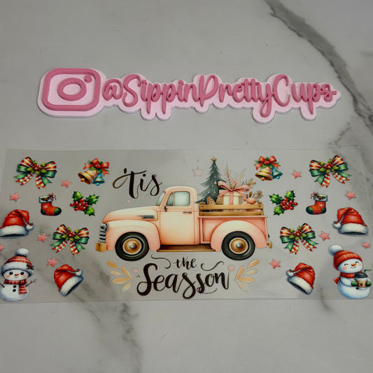 Christmas / Tis the season Pink Truck