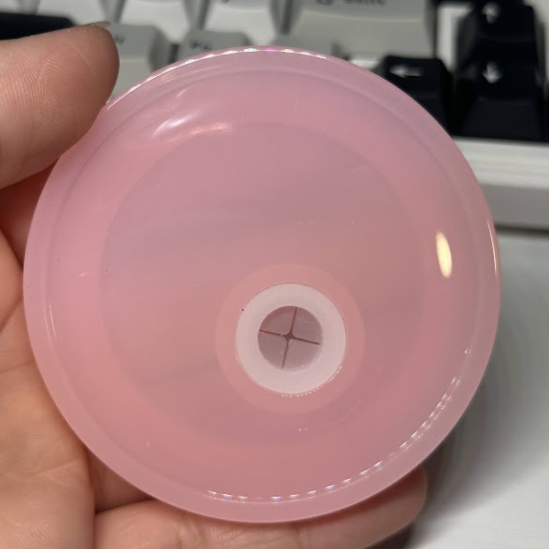 16oz Libby Cup Blush Pink Acrylic lid