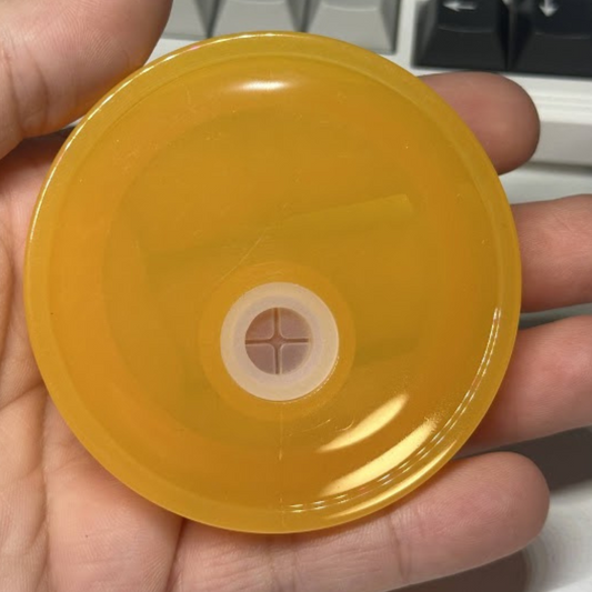 16oz Libby Cup Amber Acrylic lid
